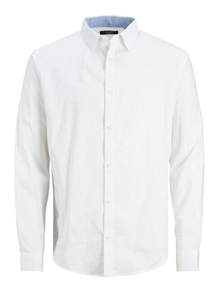 Pánská košile JPRBLABELFAST Comfort Fit 12239027 White