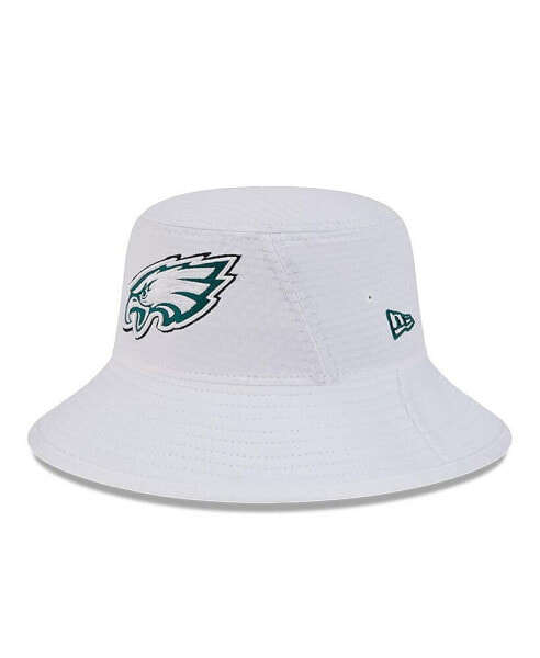 Men's White Philadelphia Eagles 2024 NFL Training Camp Stretch Bucket Hat