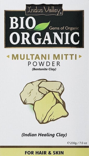 Bio-Tonerde Multani Mitti für Haar und Haut