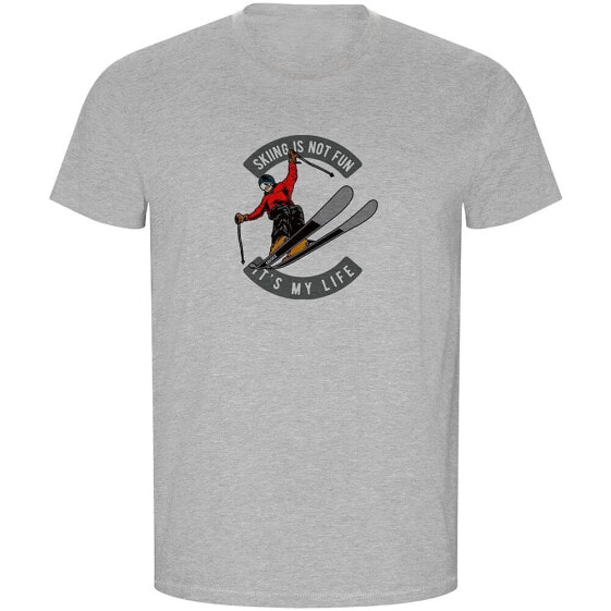 KRUSKIS Skiing Is Not Fun ECO short sleeve T-shirt