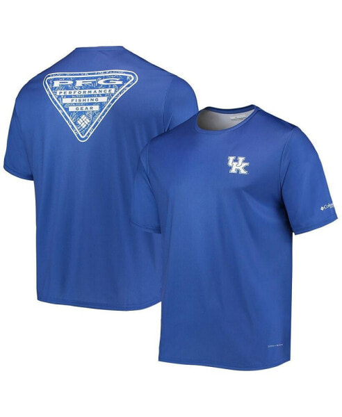 Men's Royal Kentucky Wildcats Terminal Tackle Omni-Shade T-shirt