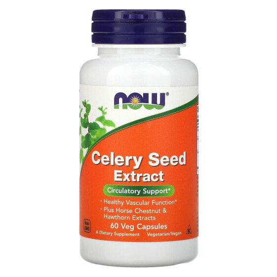 Травяные капсулы Celery Seed Extract, 60 шт. NOW