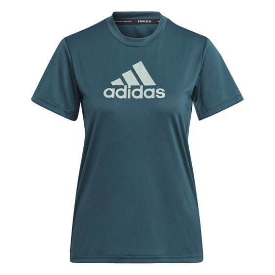Футболка для занятий спортом Adidas Primeblue Designed 2 Move Logo Sport Short Sleeve