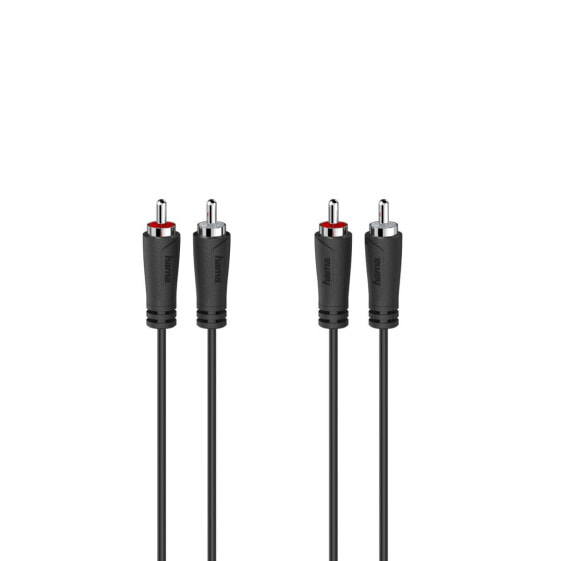 Кабель 2 x RCA Hama 00205258 3 m Чёрный