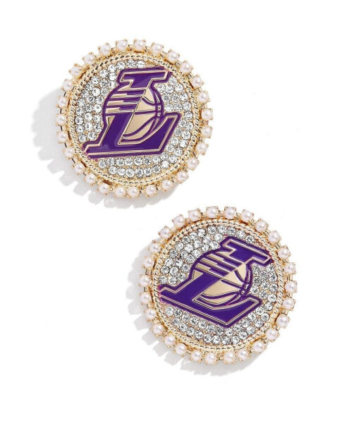 Women's Los Angeles Lakers Statement Stud Earrings