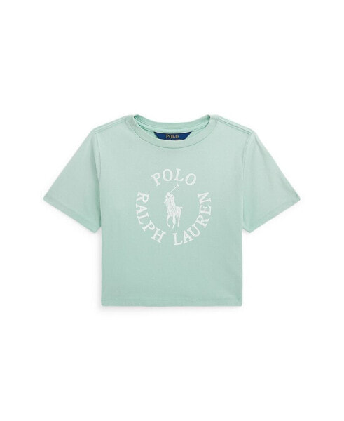 Toddler and Little Girls Big Pony Logo Cotton Jersey T-shirt