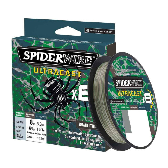 Spiderwire Ultracast Inshore Camo 10 lb Test 164 Yards