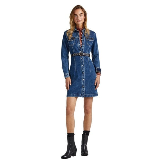PEPE JEANS Lacey Long Sleeve Dress