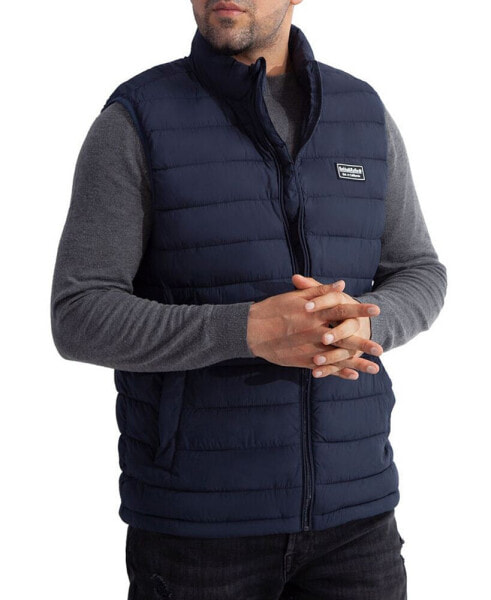 Men's Light Puffer Packable Vest, up to 2XL