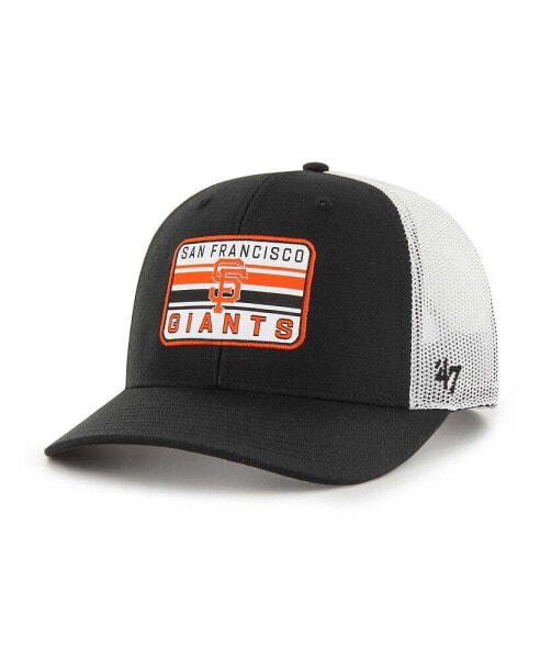 Men's Black San Francisco Giants Drifter Trucker Adjustable Hat