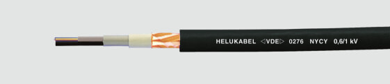 Helukabel NYCY - High voltage cable - Grey - Polyvinyl chloride (PVC) - Polyvinyl chloride (PVC) - Tinned copper - 2.5 mm²
