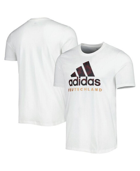 Men's White Germany National Team DNA Graphic T-shirt