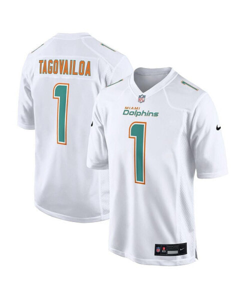 Men's Tua Tagovailoa White Miami Dolphins Fashion Game Jersey