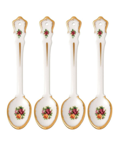 Old Country Roses Spoon 5.9" Set/4