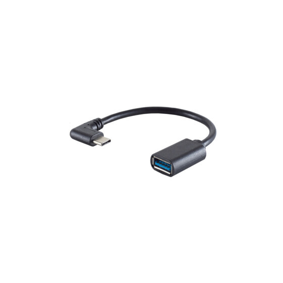 ShiverPeaks BS13-30010, 0.1 m, USB C, USB A, USB 3.2 Gen 1 (3.1 Gen 1), 5000 Mbit/s, Black