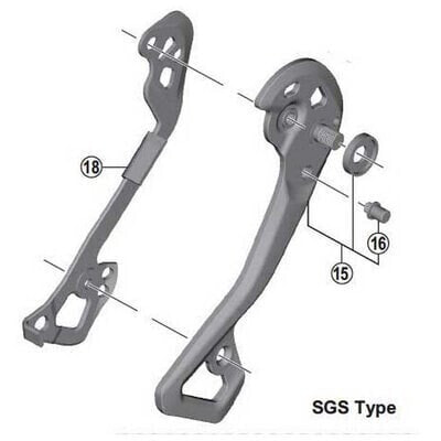 SHIMANO XTR M9050 SG 11s Exterior Pulley Carrier Leg