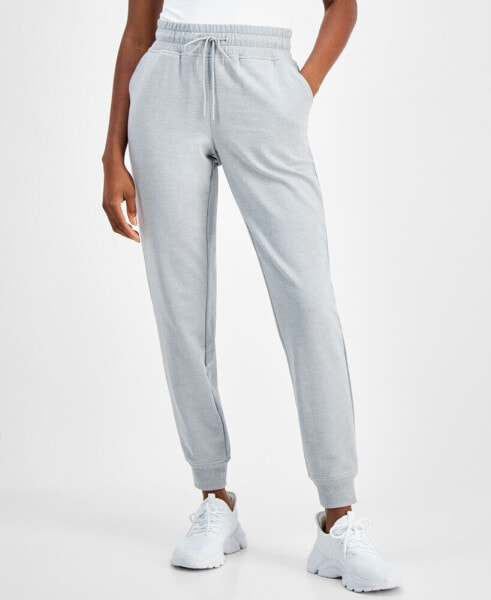 Women's Relaxed Rib-Cuff Fleece Joggers, Created for Macy's