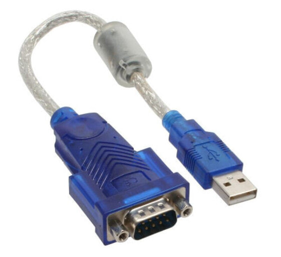 InLine USB to Sub-D 9 Pin Serial Adapter Cable Premium