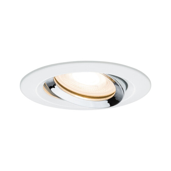 PAULMANN 929.03 - Recessed lighting spot - GU10 - 1 bulb(s) - LED - 2700 K - Chrome - White