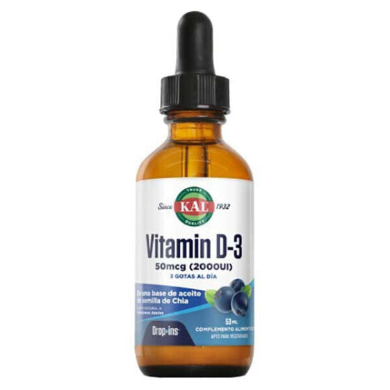 KAL Vitamin D-3 50mcg Vitamins
