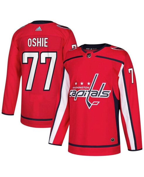 Men's TJ Oshie Red Washington Capitals Authentic Player Jersey
