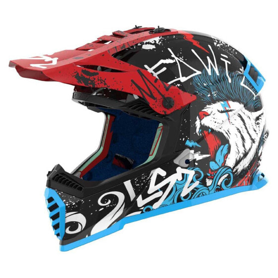 LS2 MX437 Fast II Mini Starmaw off-road helmet