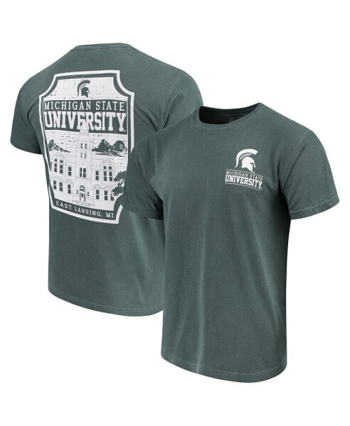 Men's Green Michigan State Spartans Comfort Colors Campus Icon T-shirt