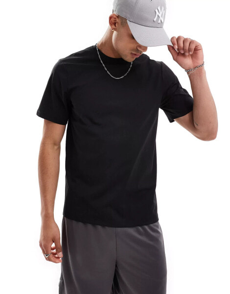 ASOS 4505 slim fit performance t-shirt with quick dry fabric in black