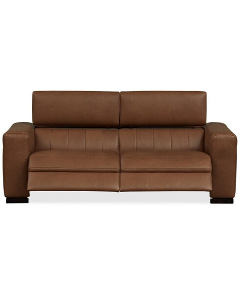 Rinan 86" 2-Pc. Leather Sectional with 2 Power Recliners, Created for Macy's