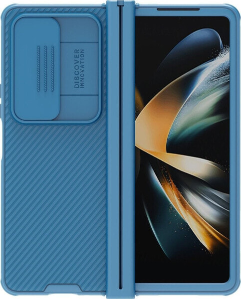 Nillkin Nillkin CamShield Pro Case (simple) etui Samsung Galaxy Z Fold 4 pokrowiec z osłoną na aparat niebieskie