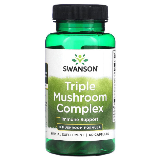 Triple Mushroom Complex, 60 Capsules
