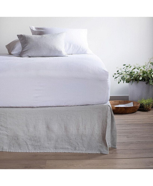 100% French Linen Bedskirt - King