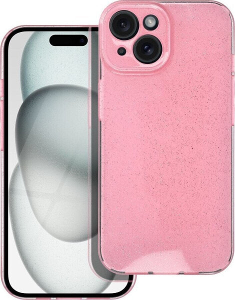 OEM Futerał CLEAR CASE 2 mm BLINK do IPHONE 15 różowy