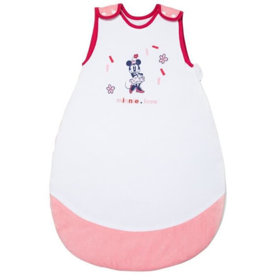 DISNEY Babyschlafsack 0-6 Monate Minnie Konfetti - 65 cm - Samtverschluss 100% Polyester