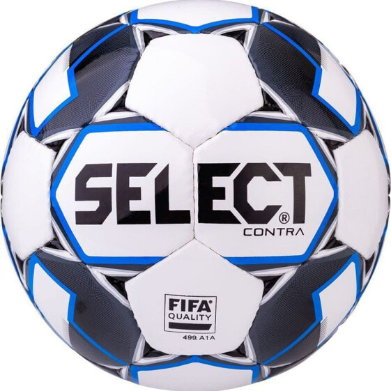Мяч футбольный Select Contra 5 FIFA 2019 бело-синий 15006 5