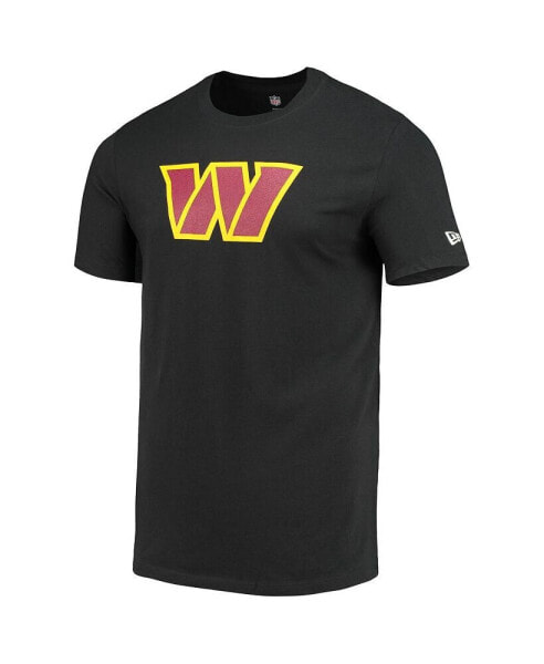 Men's Black Washington Commanders Stadium Logo T-shirt