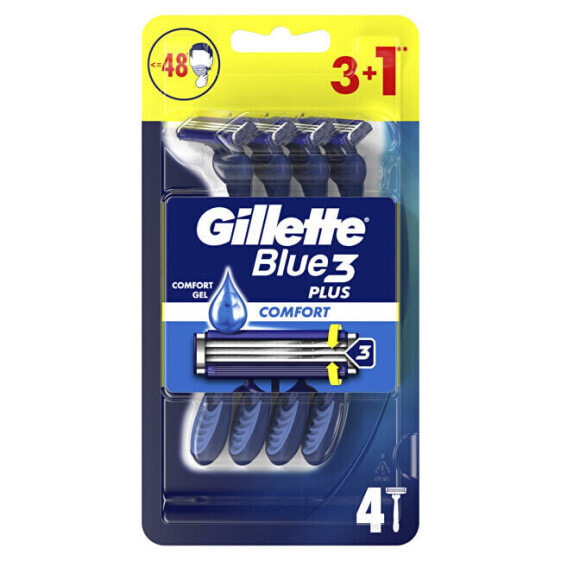 Disposable razor Blue3 Plus Comfort 3+1 pc