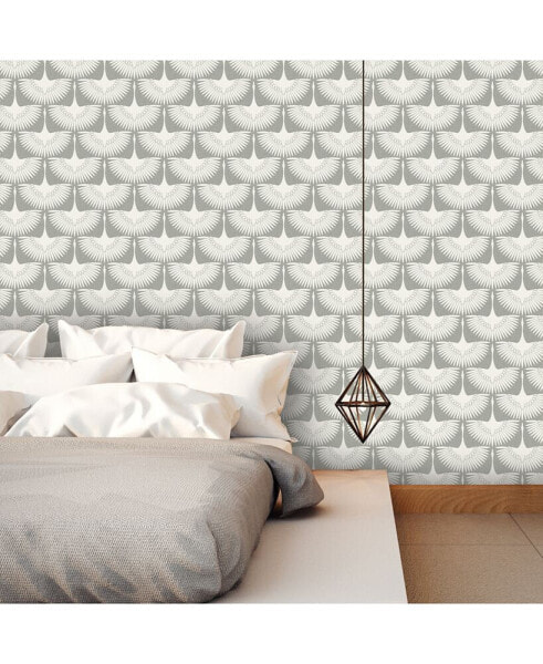 Genenieve Gorder For Feather Flock Peel and Stick Wallpaper
