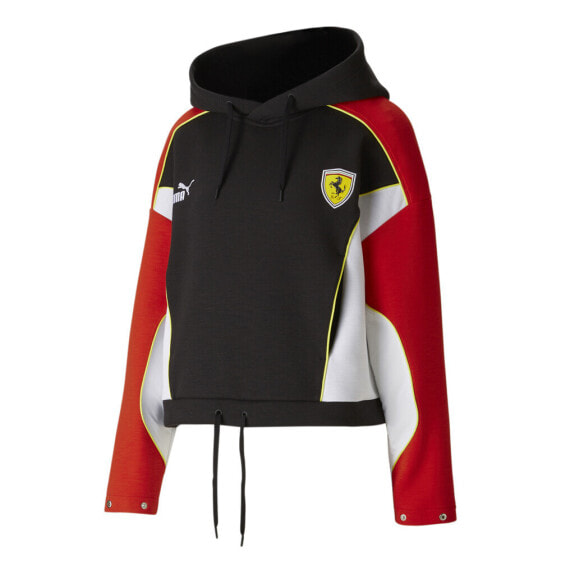 Puma Ferrari Race X June Ambrose Pullover Hoodie Womens Red Casual Outerwear 539