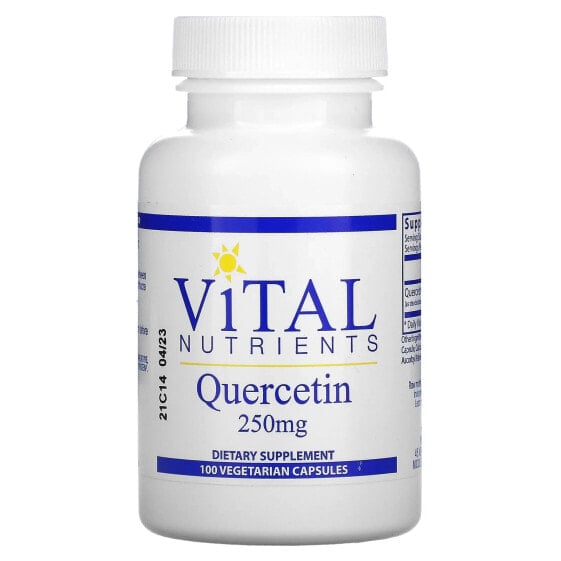 Quercetin, 500 mg, 100 Vegan Capsules (250 mg per Capsule)