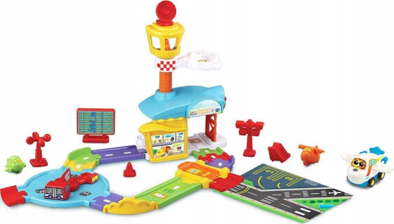 Vtech VTech Tut Tut Baby Flitzer - Happy Airport, Play Building (Multicolored, Includes Tut Tut Baby Flitzer - Airplane)