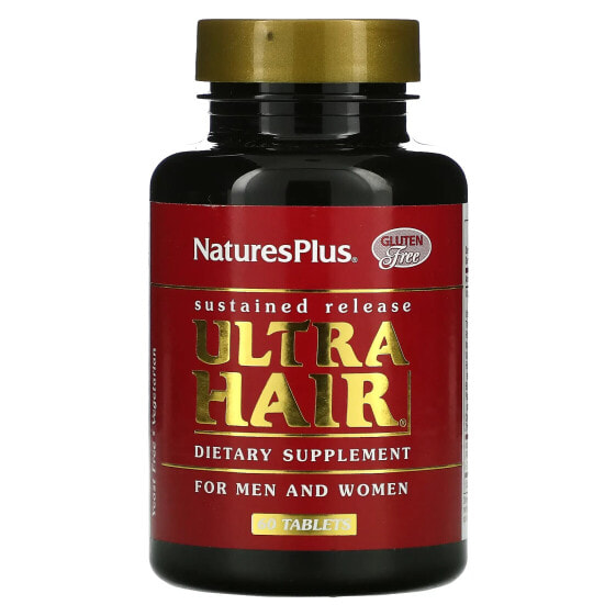 NaturesPlus, Ultra Hair, для мужчин и женщин, 120 таблеток