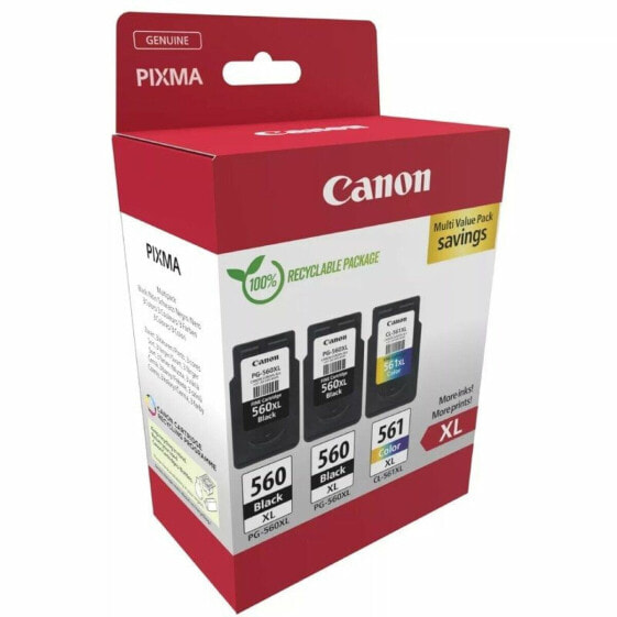 Картридж с оригинальными чернилами Canon PG-560XL + CL-561XL Чёрный