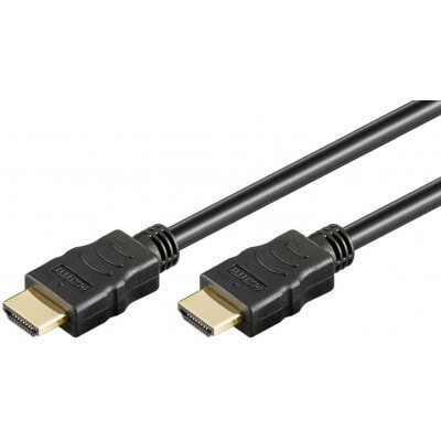 Techly ICOC-HDMI-4-005 - 0.5 m - HDMI Type A (Standard) - HDMI Type A (Standard) - 3840 x 2160 pixels - 3D - Black