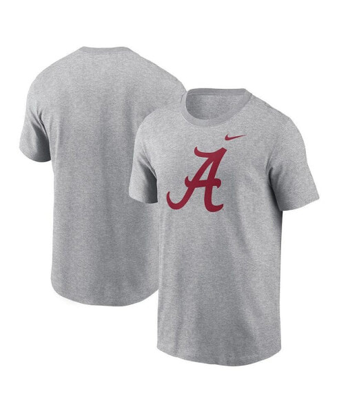 Men's Heather Gray Alabama Crimson Tide Primetime Evergreen Logo T-Shirt