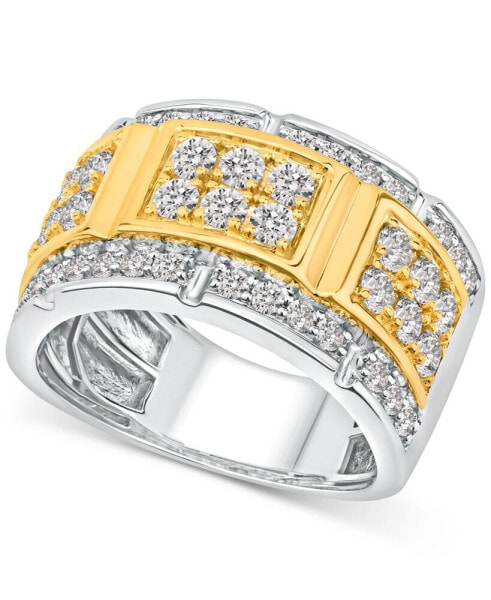 Кольцо Macy's Diamond  (2 ct. t.w.), Two-Tone Gold