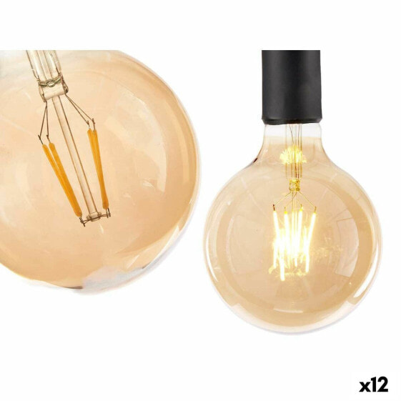 Светодиодная лампочка Vintage E27 Прозрачная 4 W 12,5 x 17,5 x 12,5 см (12 штук) Gift Decor LED
