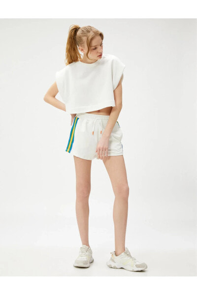 Топ Koton Crop Sport Tee Low Sleeve