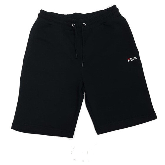 Мужские шорты спортивные черные для бега Fila Eldon Sweat Short