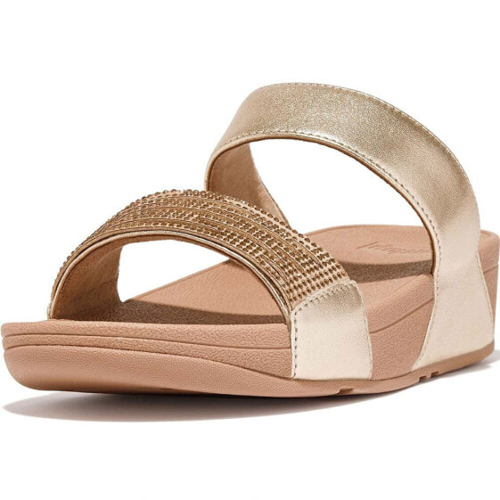 FITFLOP Lulu Lasercrystal Leather Sandals